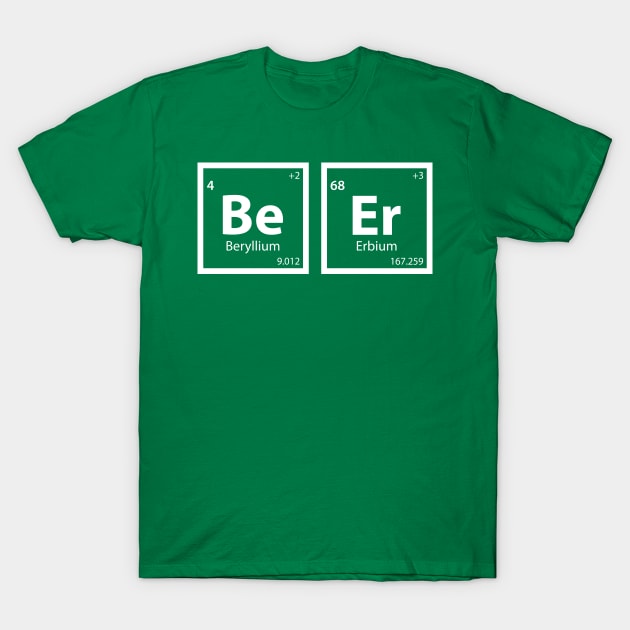 Beer (Be-Er) Periodic Table T-Shirt by n23tees